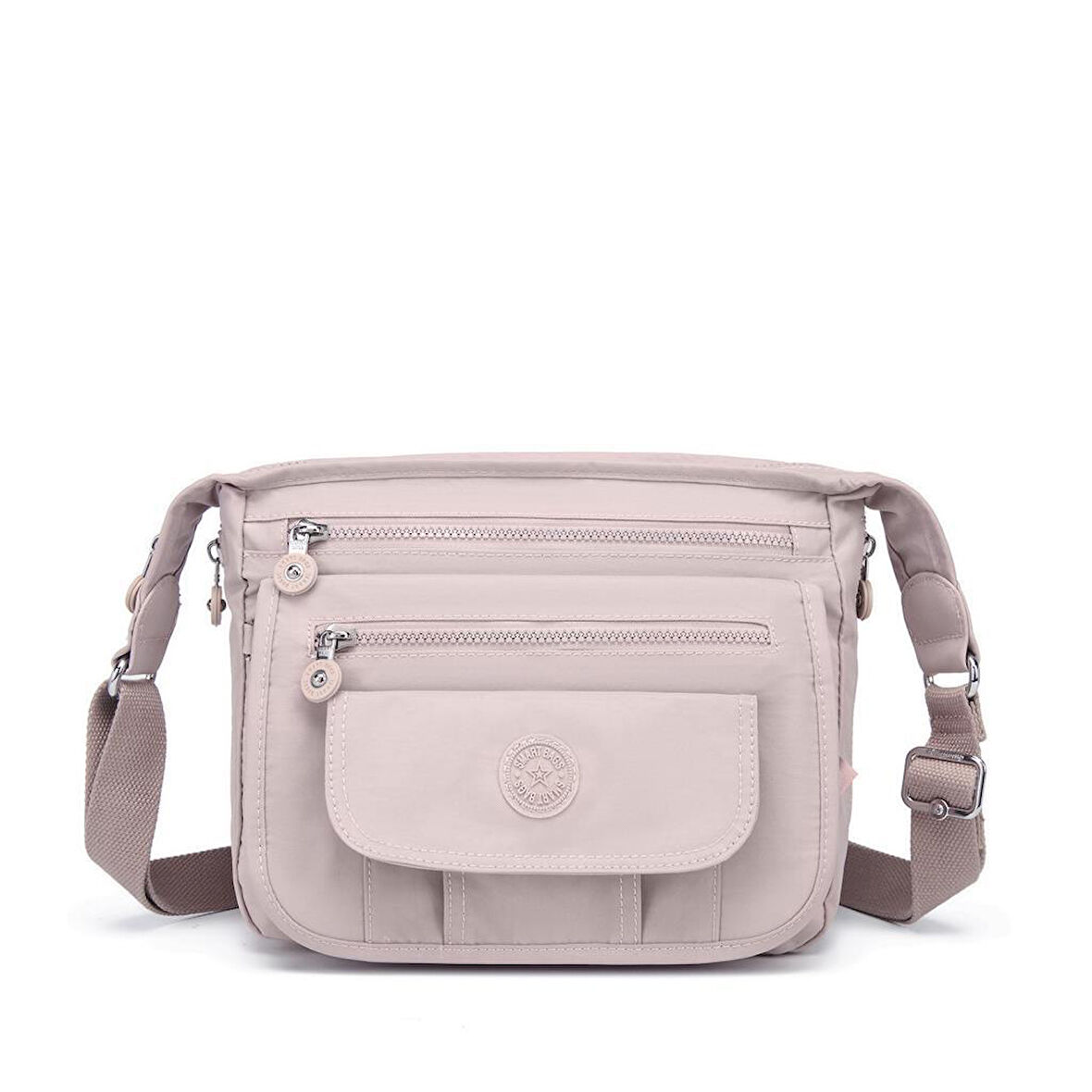 Krinkıl Kumaş Kadın Postacı Çantası Smart Bags 3005