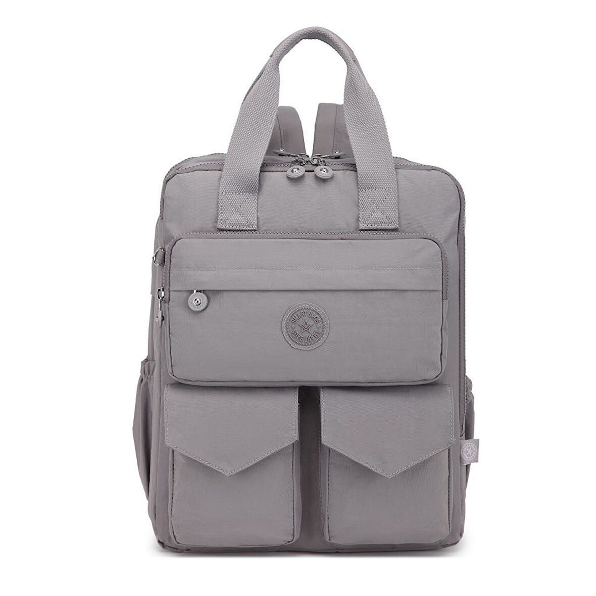 Büyük Boy Krinkıl Kumaş Sırt Çantası Smart Bags 1175