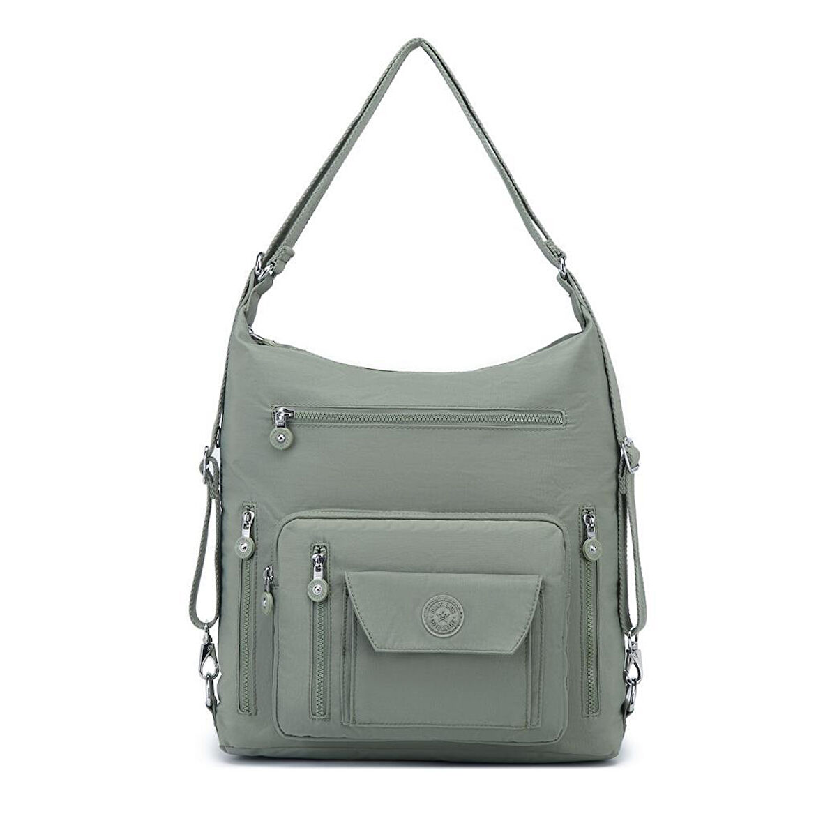 Hem Sırt Hem de Omuz Kadın Çantası Smart Bags 1205 Yeşil
