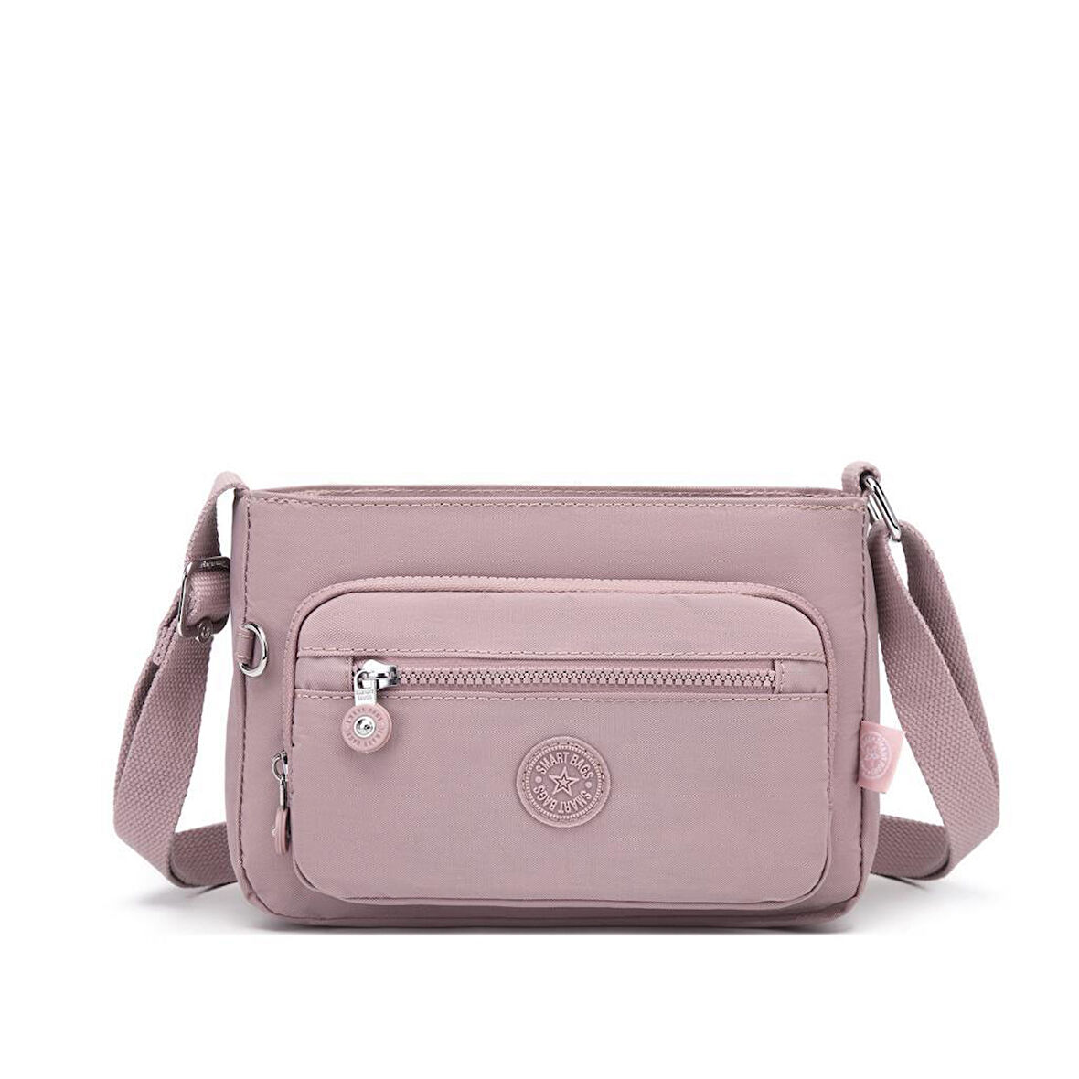 Krinkıl Kumaş Kadın Postacı Çantası Smart Bags 3270