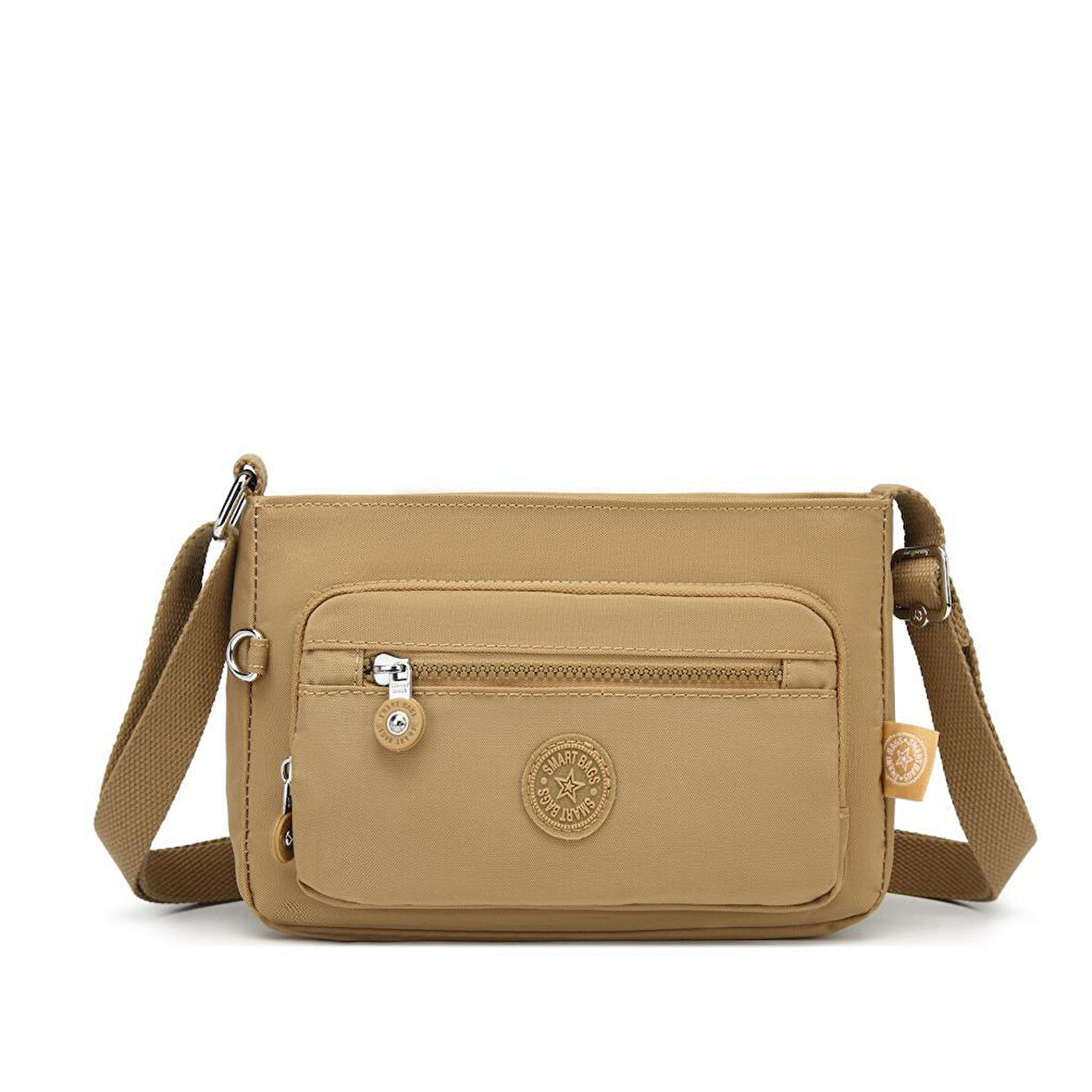 Krinkıl Kumaş Kadın Postacı Çantası Smart Bags 3270