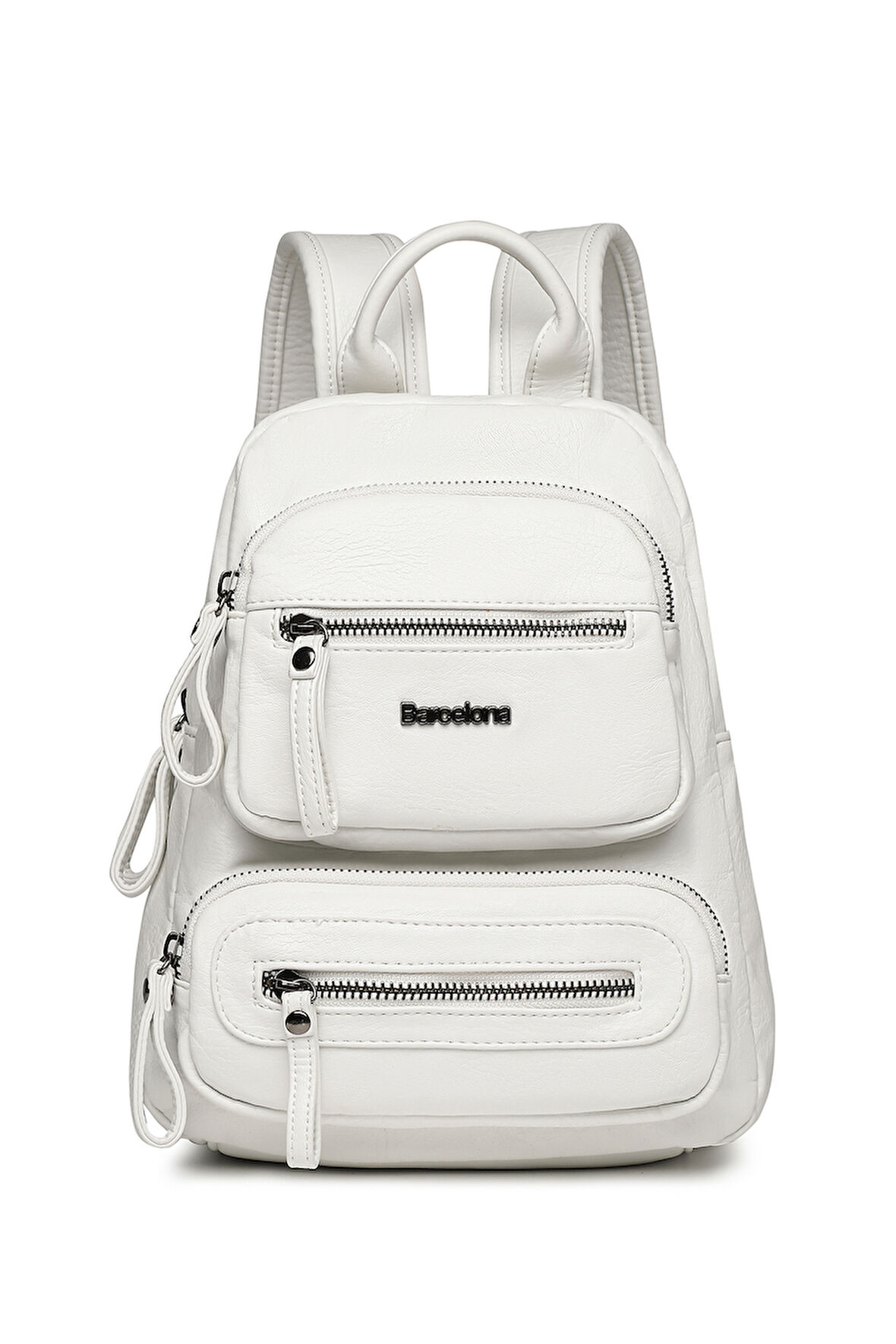 Mini Boy Yıkama Deri Kadın Sırt Çantası 21-K Barcelona 1929