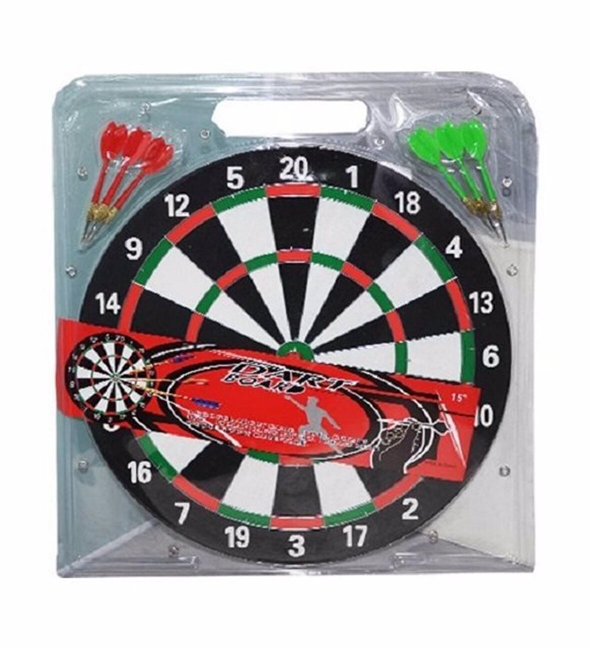 Büyük Boy Dart 6 Adet İğneli 15 Inc Dart