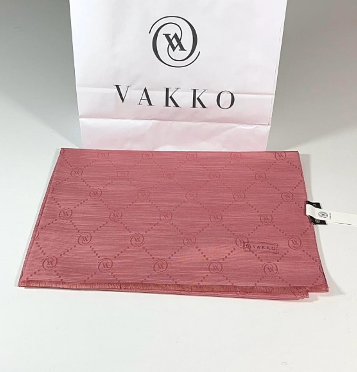 Vakko 68x200 Pamuk İpek Şal (02514)