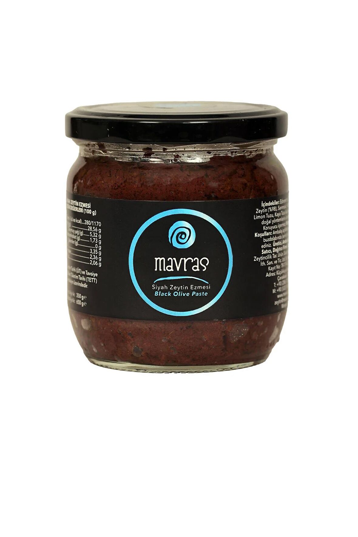 Mavras Siyah Zeytin Ezmesi 350gr