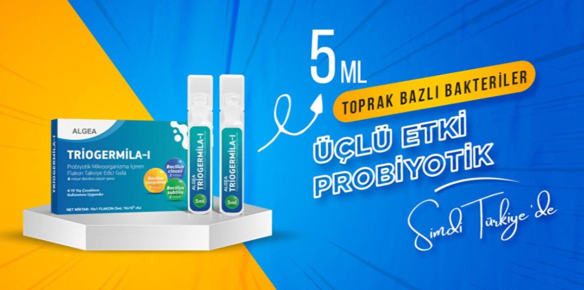 Triogermila-I Probiyotik Mikroorganizma İçeren Flakon Takviye Edici Gıda (10 Flakon)