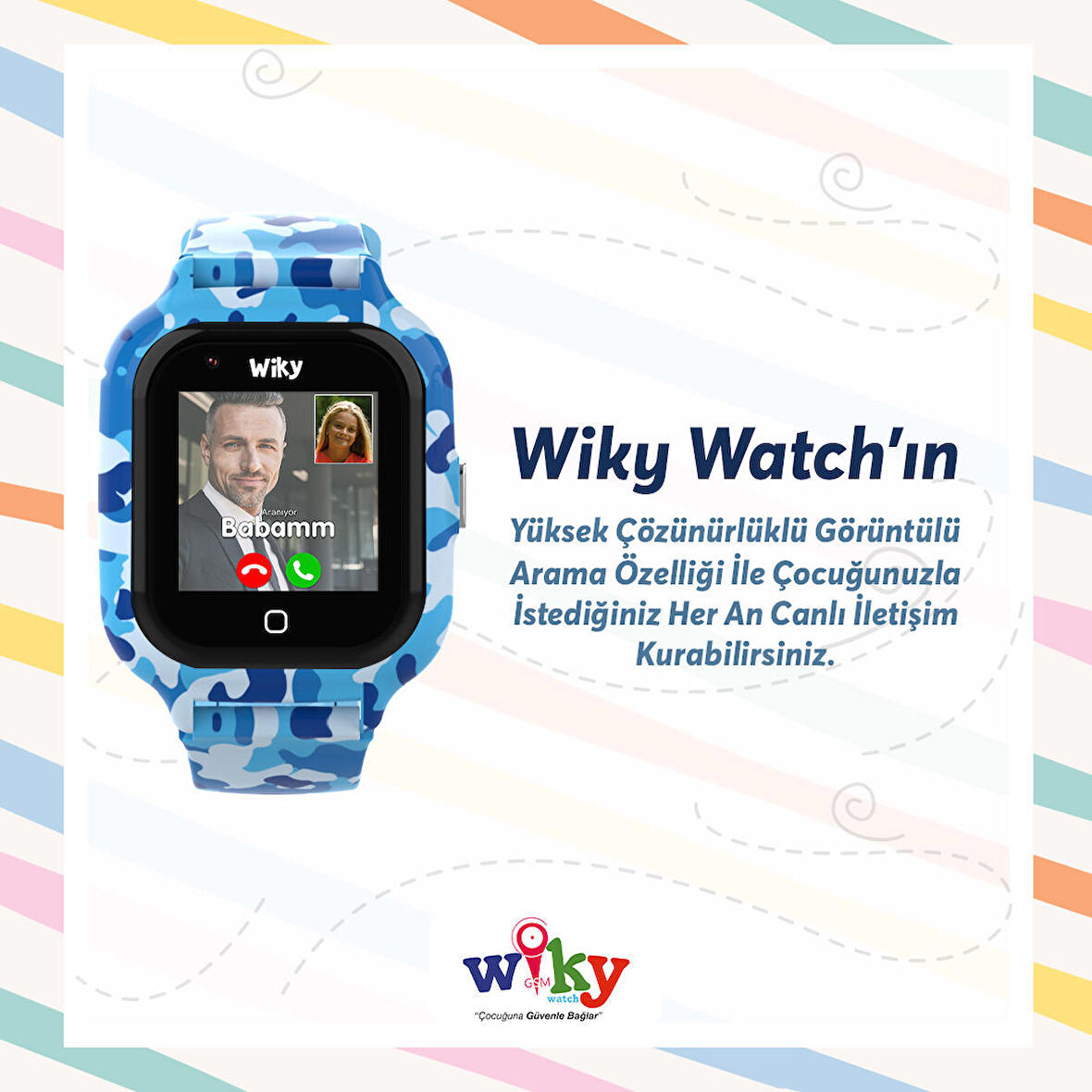 Wiky Watch Watch 4S Mavi Akıllı Saat