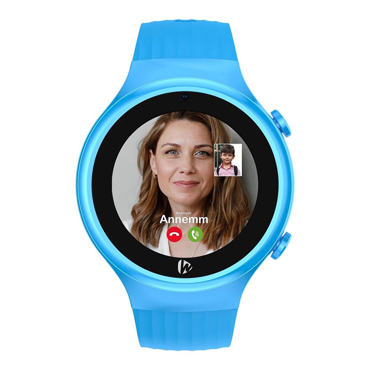 Wiky Watch 5S Akıllı Çocuk Saati - Görüntülü Arama, Gps, Sos, Sağlık Takibi, Güvenli Alan Mavi