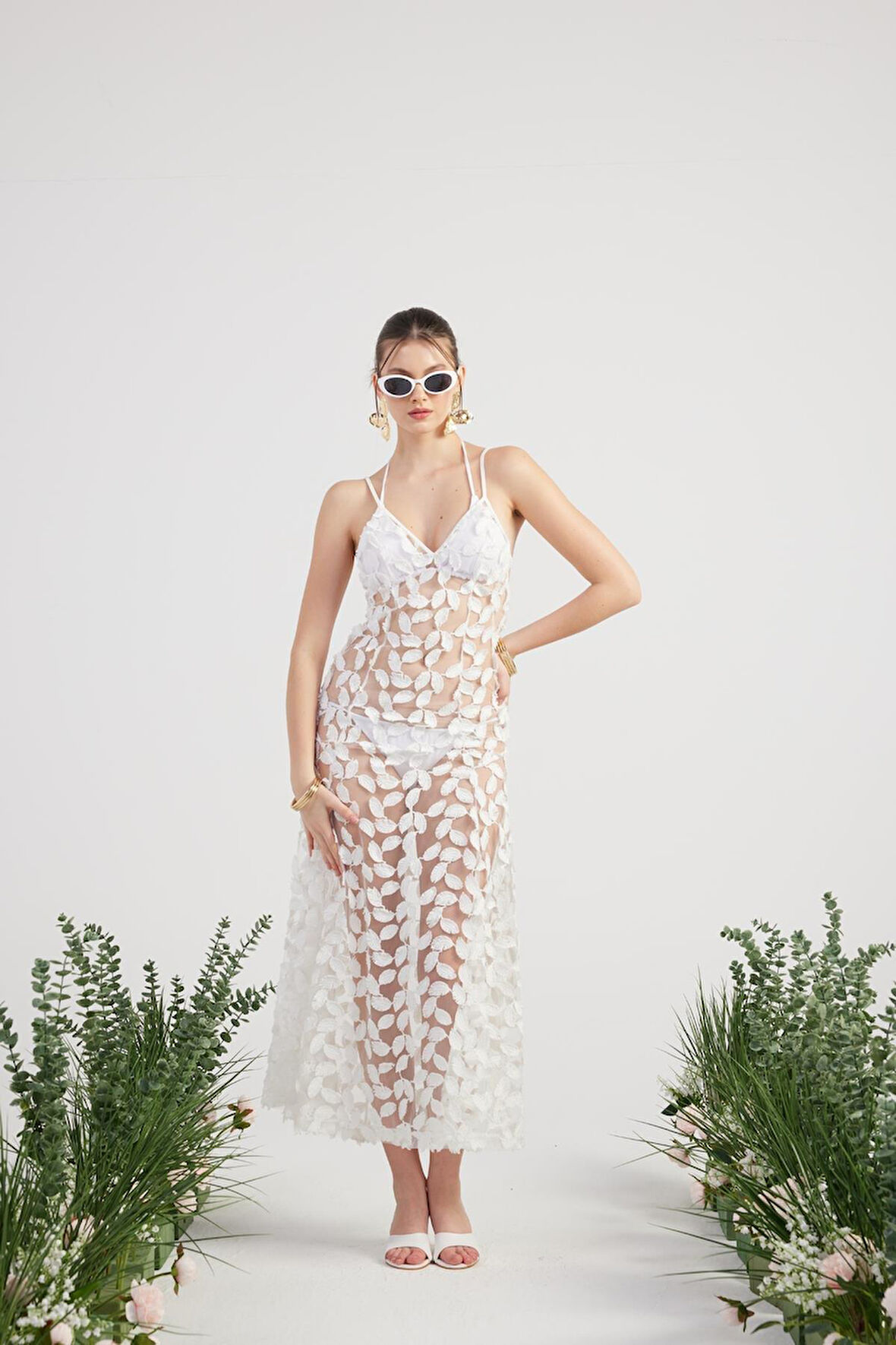 Markano Beatriz Elbise Beyaz