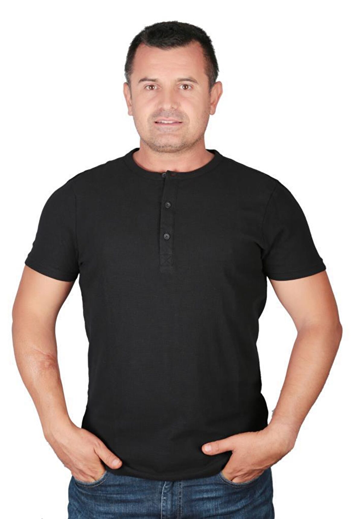 Cazador Erkek Düğmeli Yaka Tshirt 4002