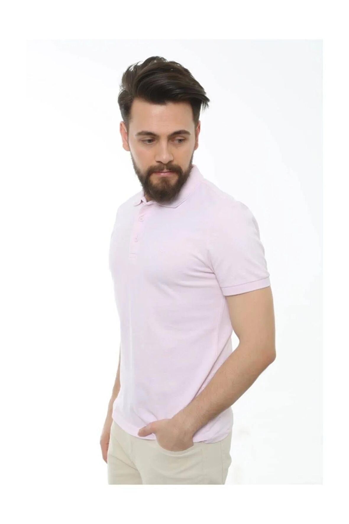 CAZADOR CAZ 4613 PUDRA POLO YAKA T-SHIRT