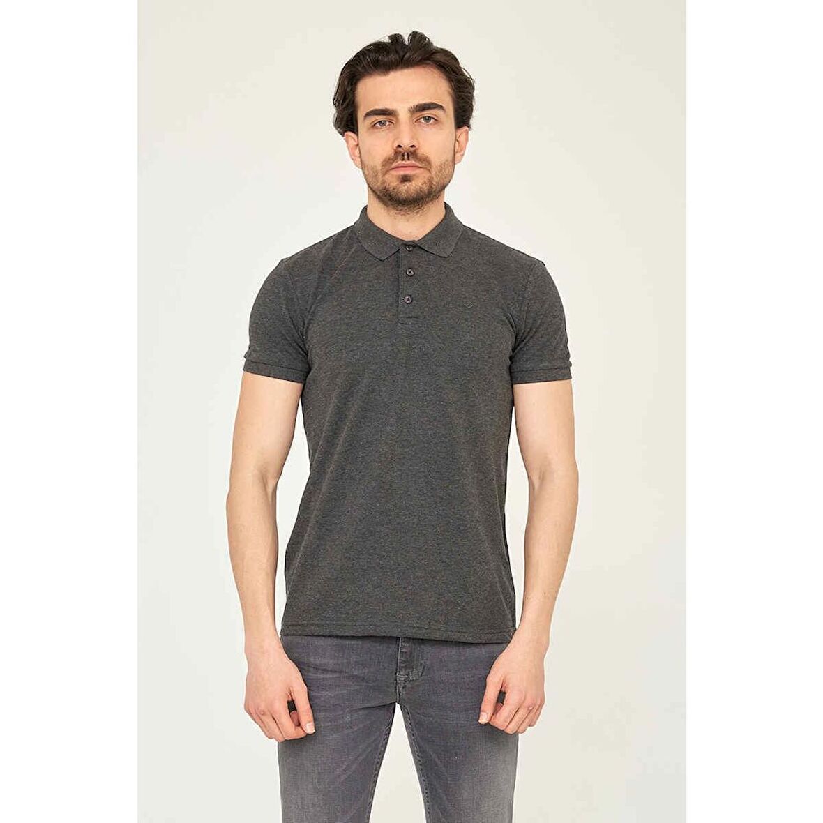4613 Cazador Erkek T-shirt ANT.MELANJ