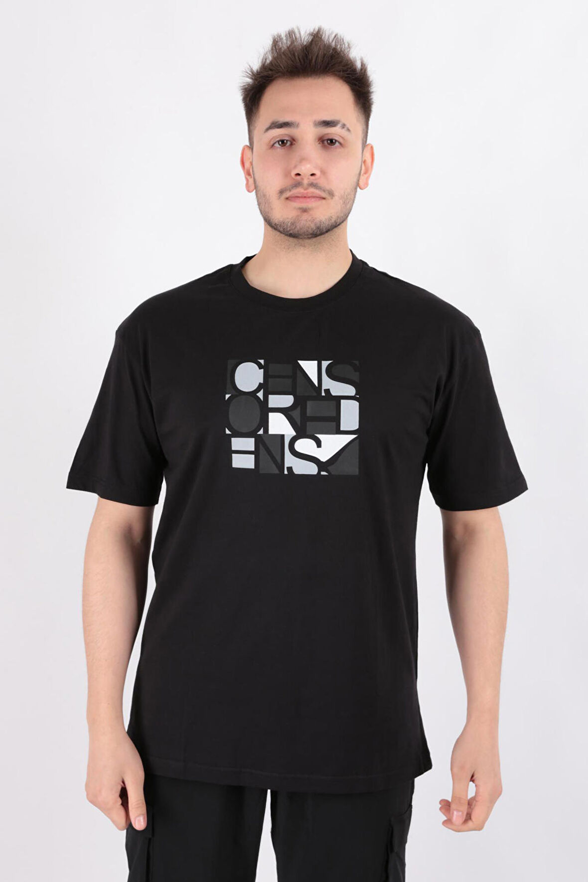 Cazador 4088 Erkek Bisiklet Yaka T-Shirt