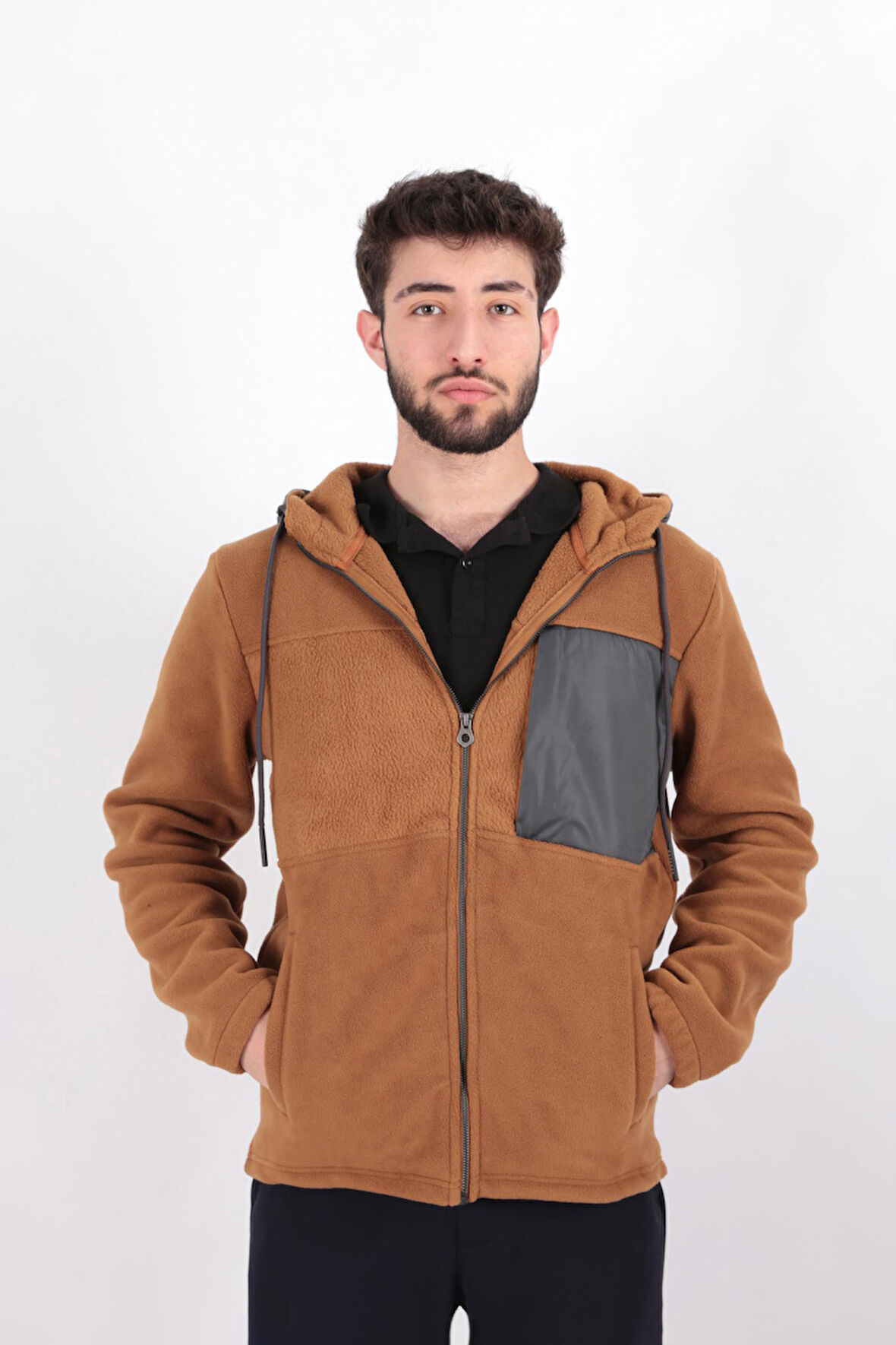 Cazador 5009 Erkek Polar Sweatshirt Hırka