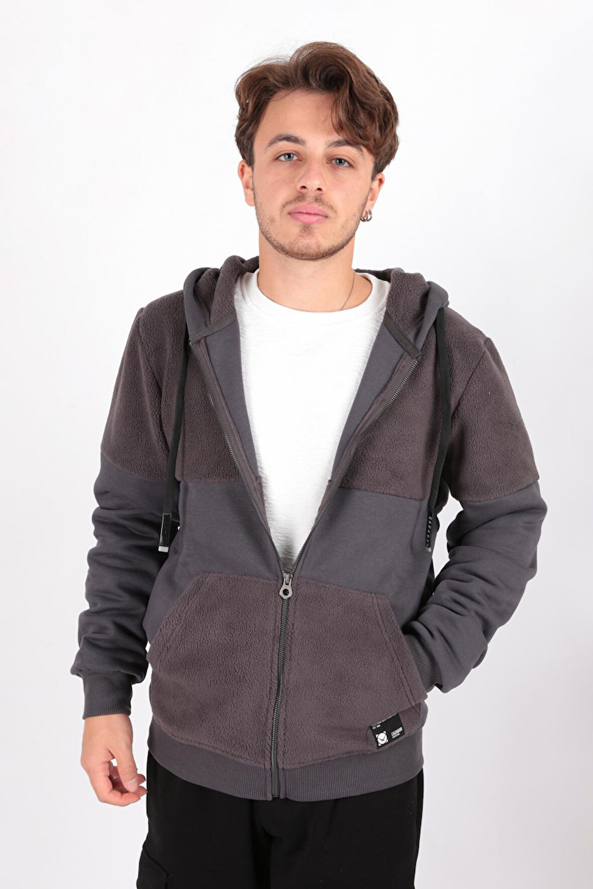 Cazador 5083 Erkek Polar Sweatshirt Hırka