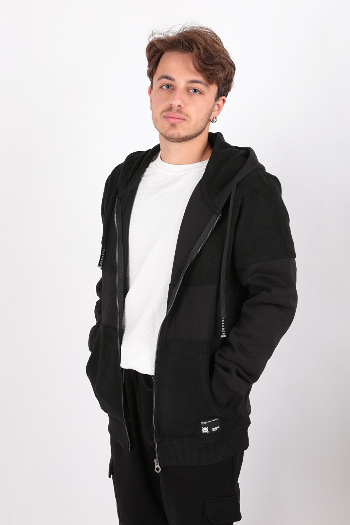 Cazador 5083 Erkek Polar Sweatshirt Hırka