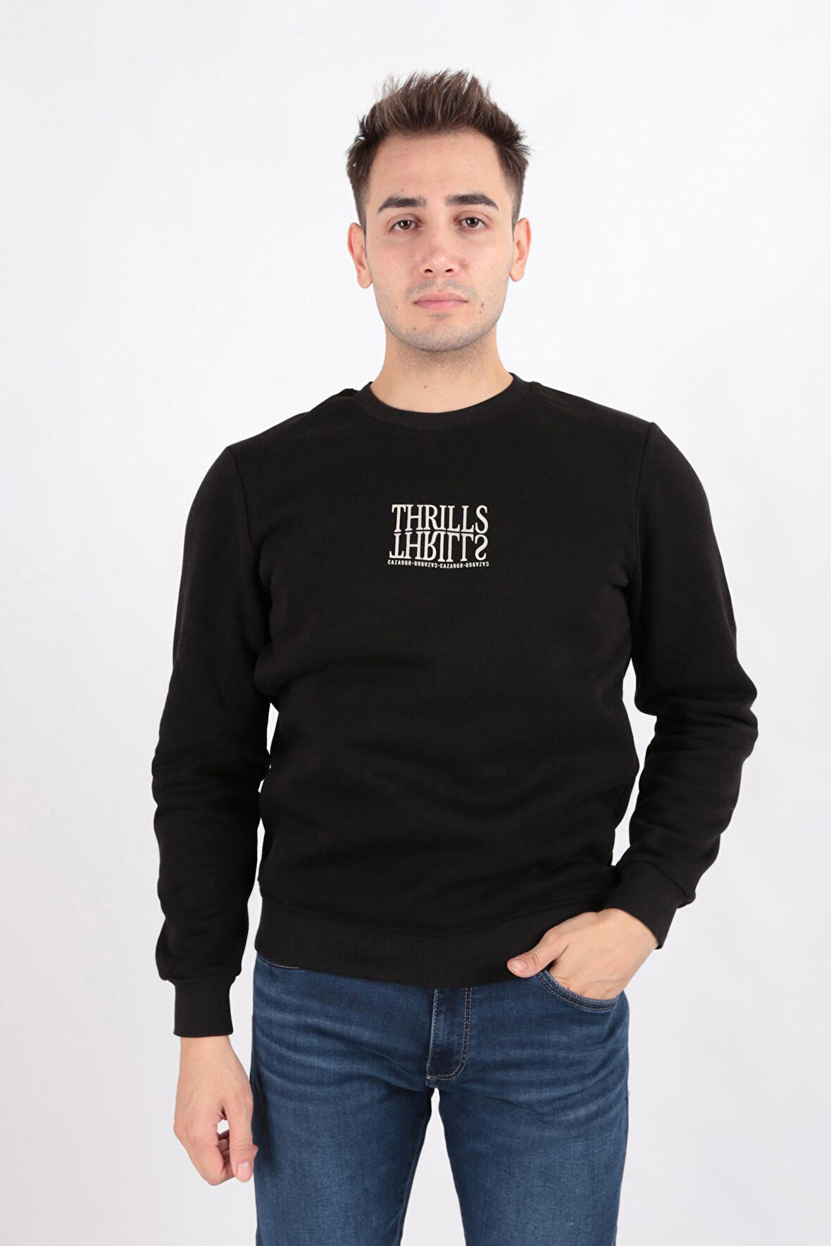 Cazador 5223 Erkek 3 İplik Sweatshirt