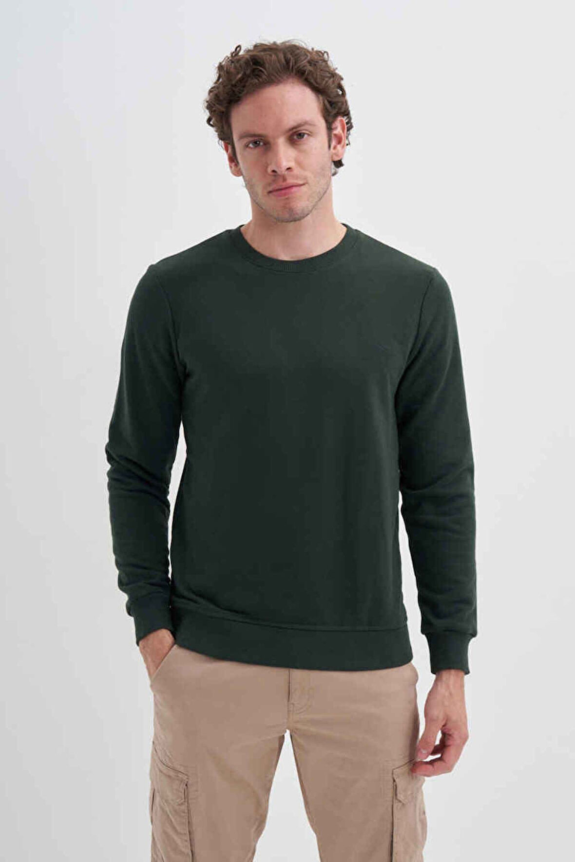 Erkek 3 İplik Sweatshirt