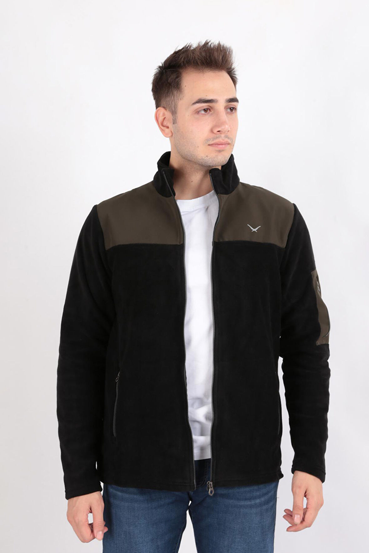 Cazador 5638 Erkek Polar Sweatshirt Hırka