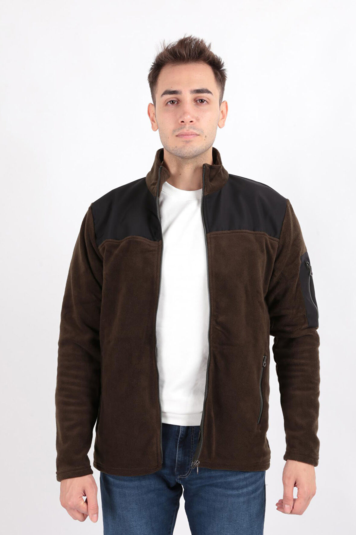 Cazador 5638 Erkek Polar Sweatshirt Hırka