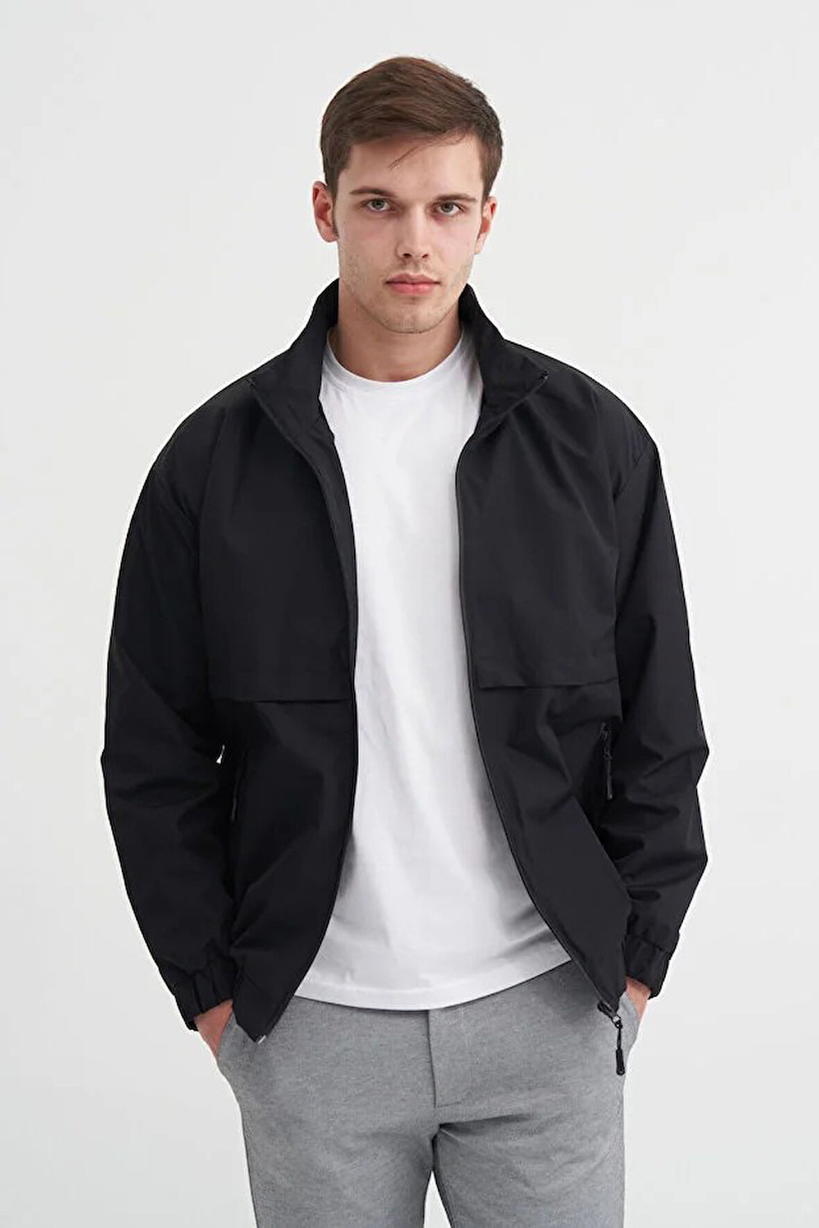 Cazador Erkek İnce Mevsimlik Mont 1007 siyah