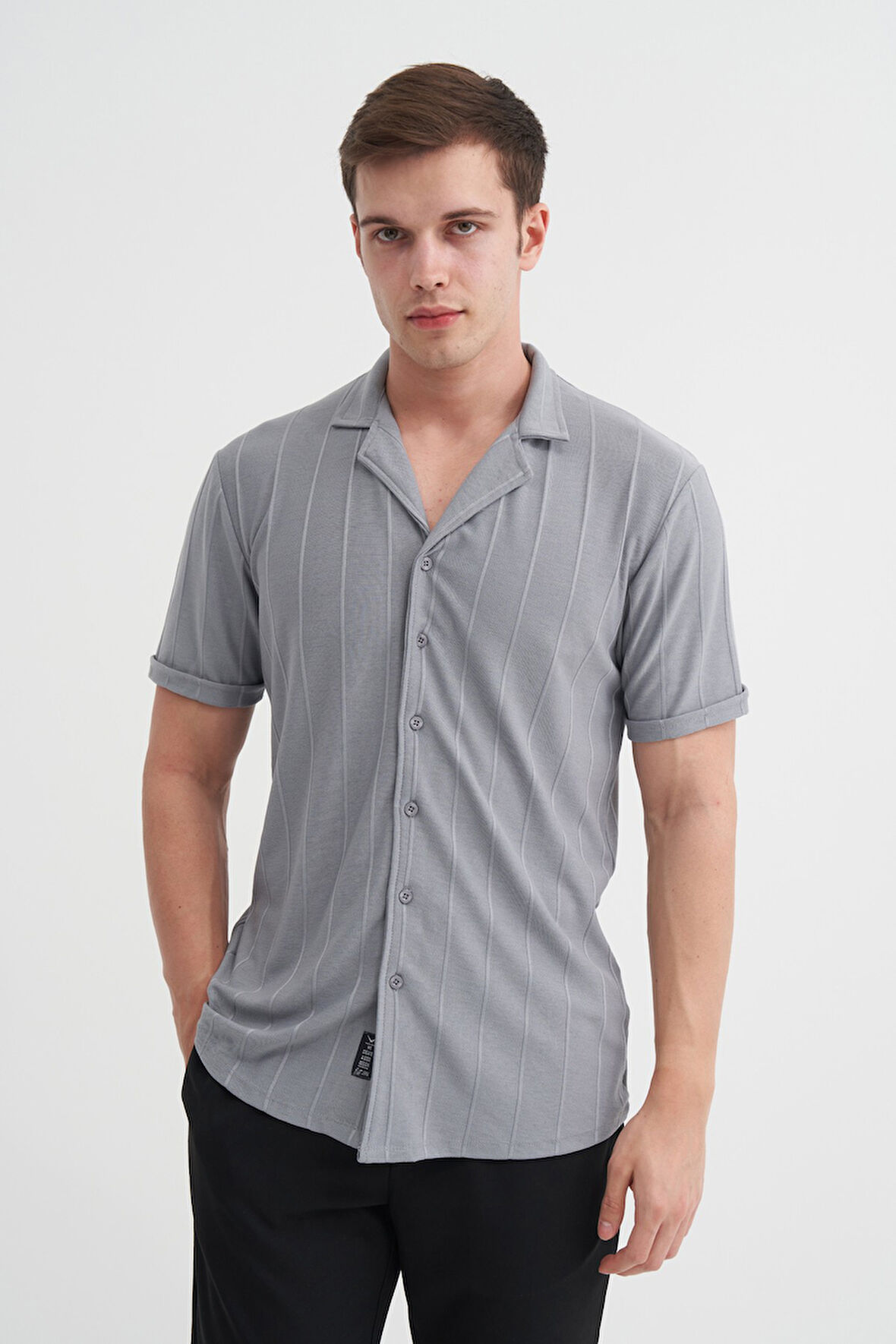 Cazador Erkek Kısa Kol Polo Yaka Gömlek Slim Fit