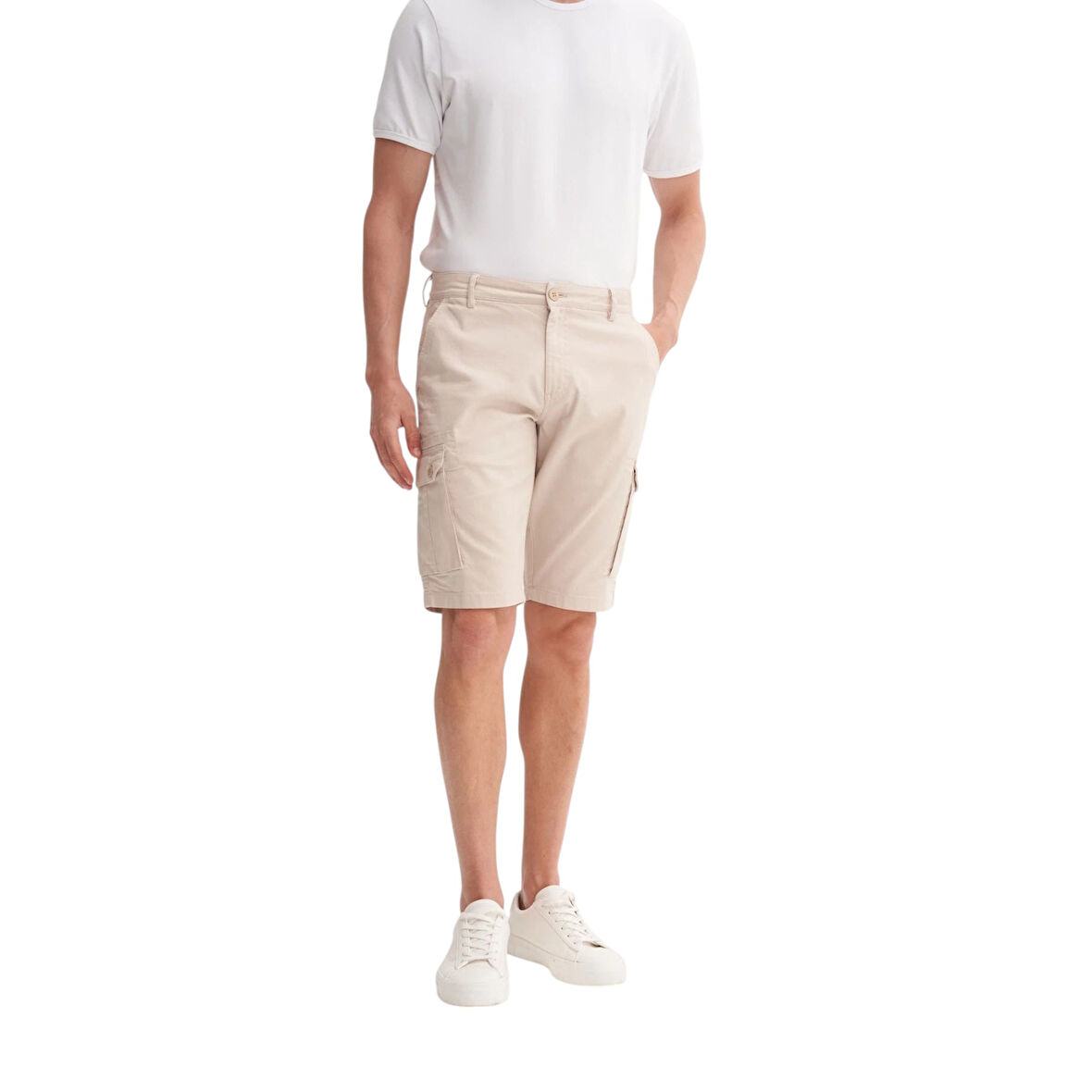Bermuda Fit Kargo Şort