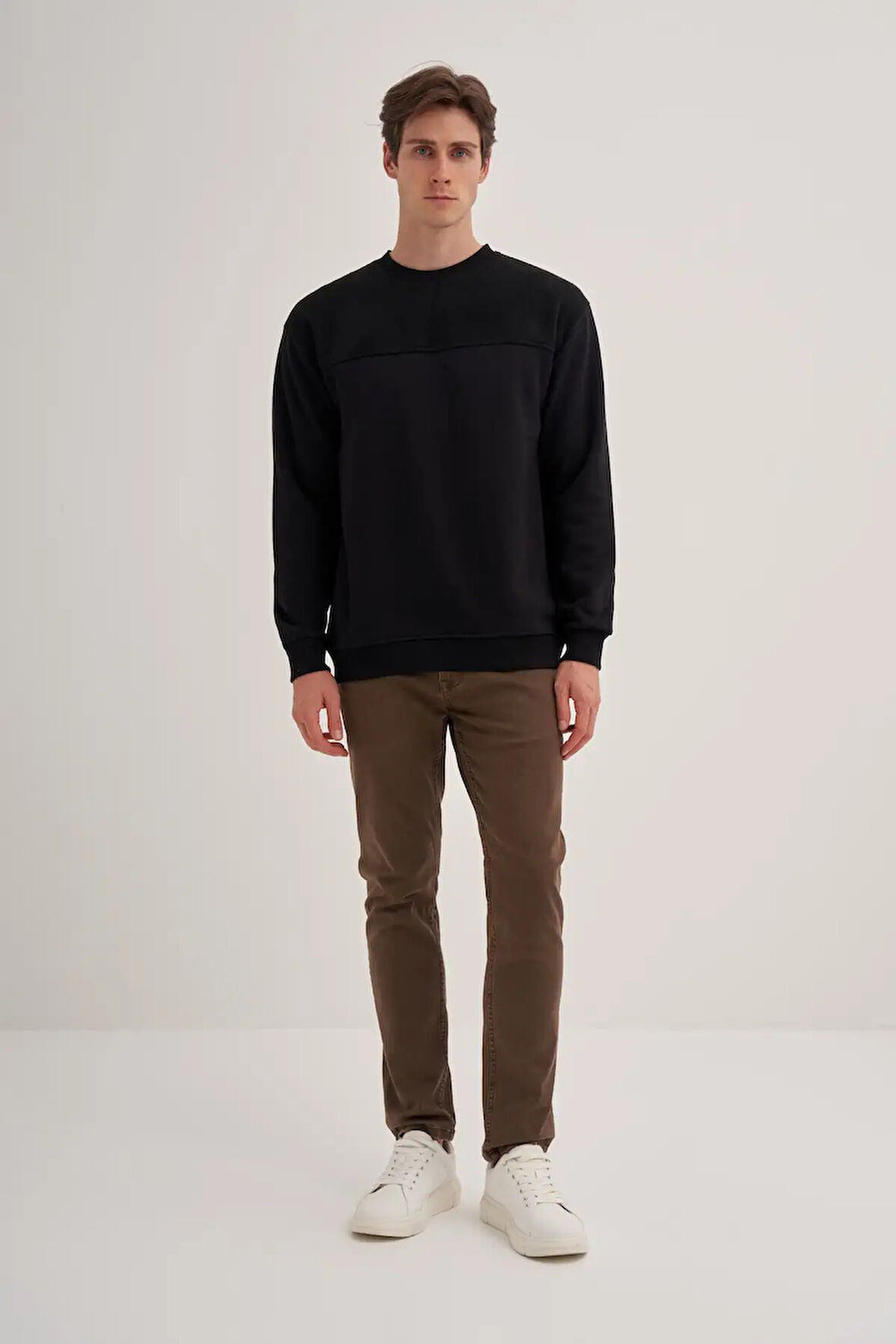 Cazador Relax Fit Pamuk Karışımlı Intersoft Sweatshirt-50080