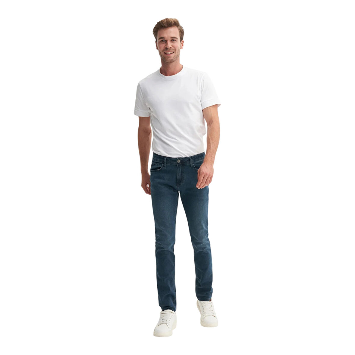 Parker Normal Bel Extra Slim Fit Dar Paça Jean Pantolon-03580