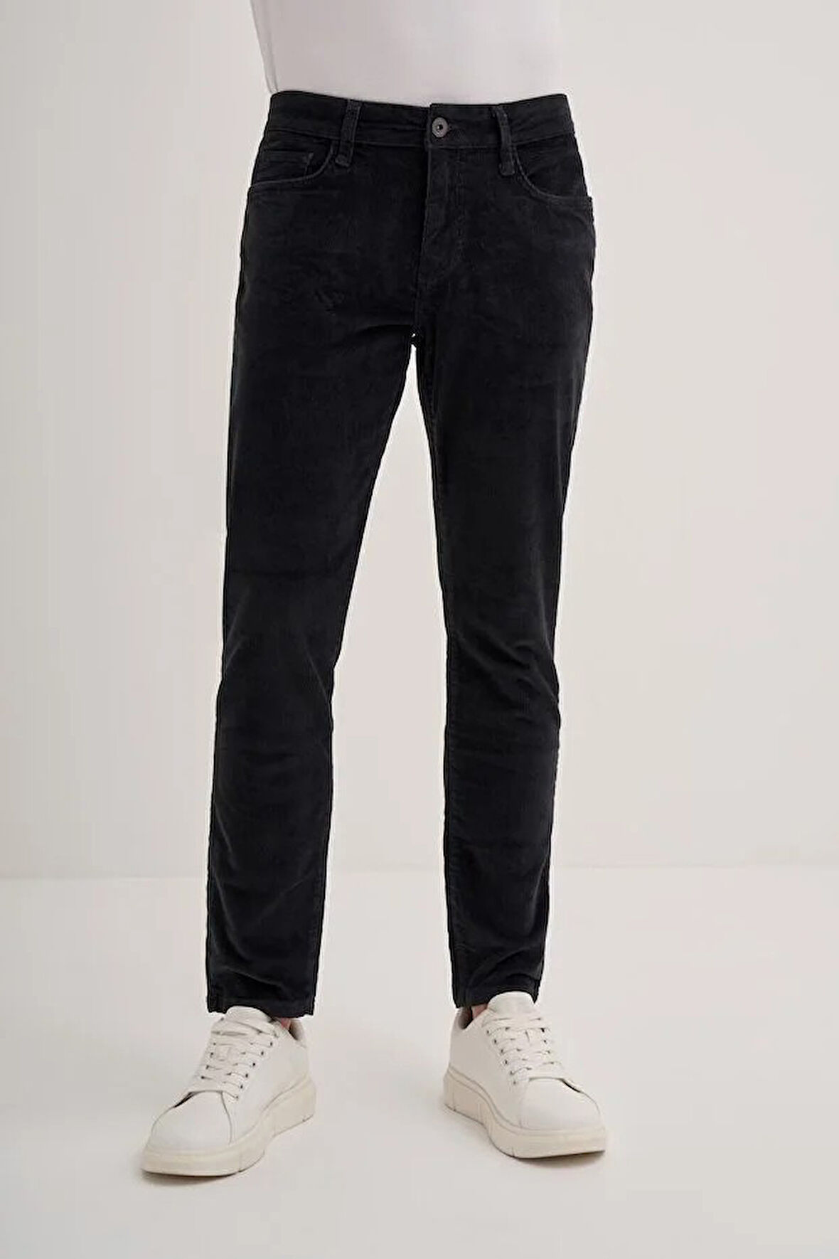 Cazador Vintage Terry Slim Fit Boru Paça Kadife Pantolon