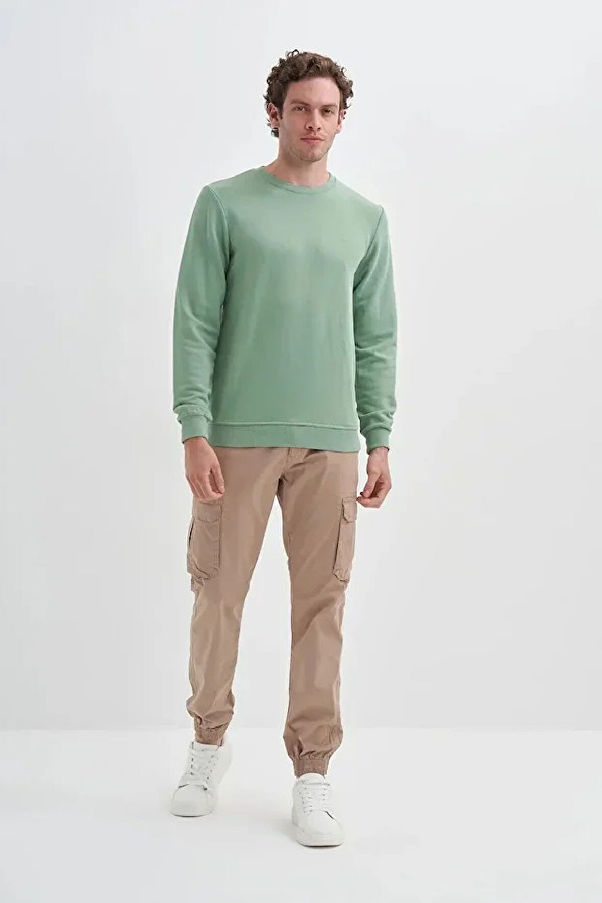 Cazador Slim Fit Mevsimlik 3 İplik Pamuk Karışımlı Sweatshirt-56100
