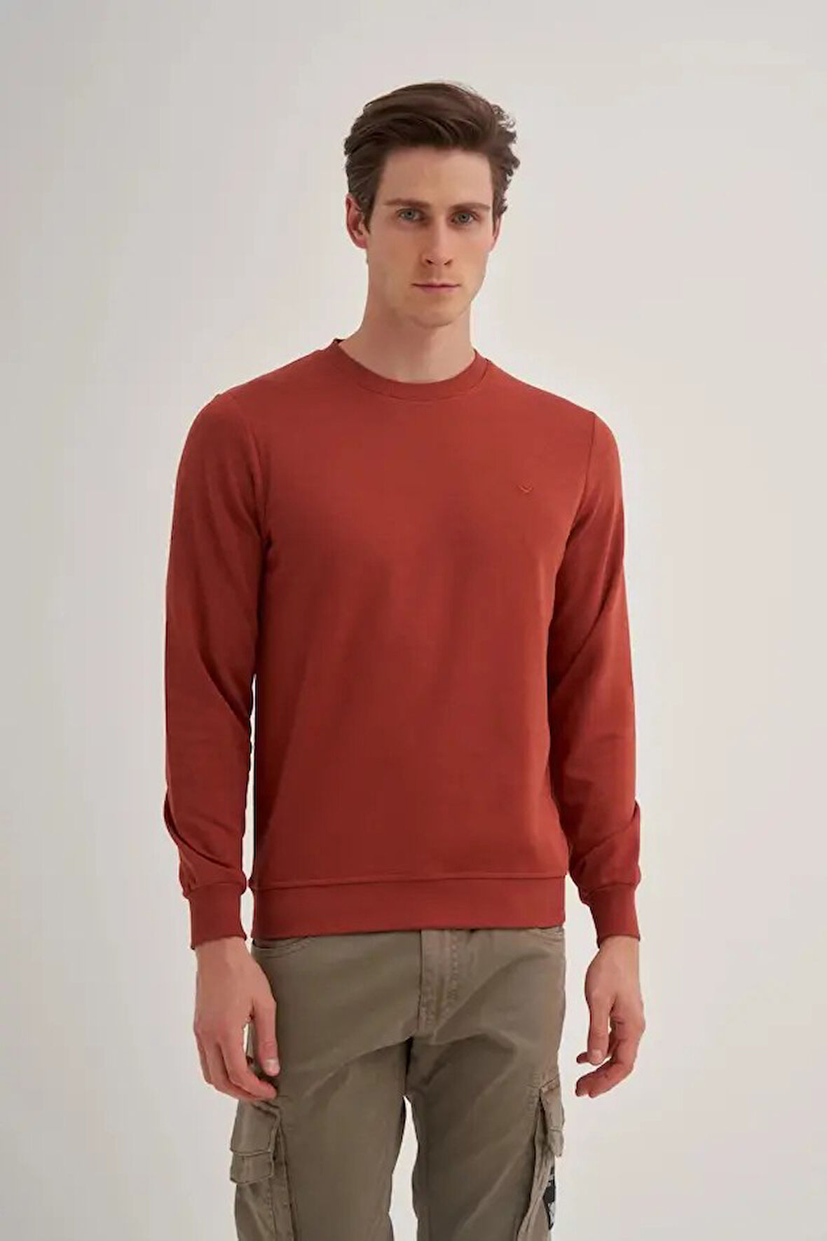 Cazador Slim Fit Mevsimlik 3 İplik Pamuk Karışımlı Sweatshirt-56100