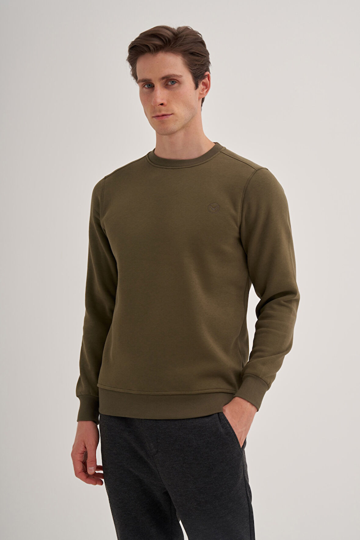 Caz 56150 Bıs.Yk. Sweat,Haki,M