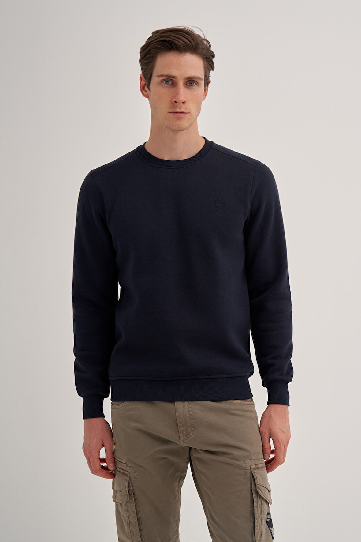 Caz 56150 Bıs.Yk. Sweat,Lacivert,Xxl
