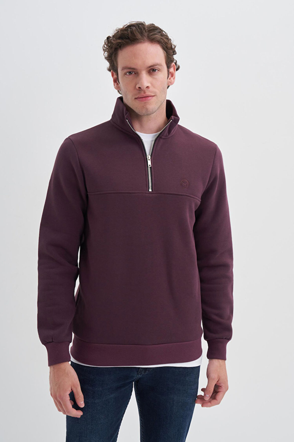 Cazador 56180 Erkek Dik Yaka Sweat