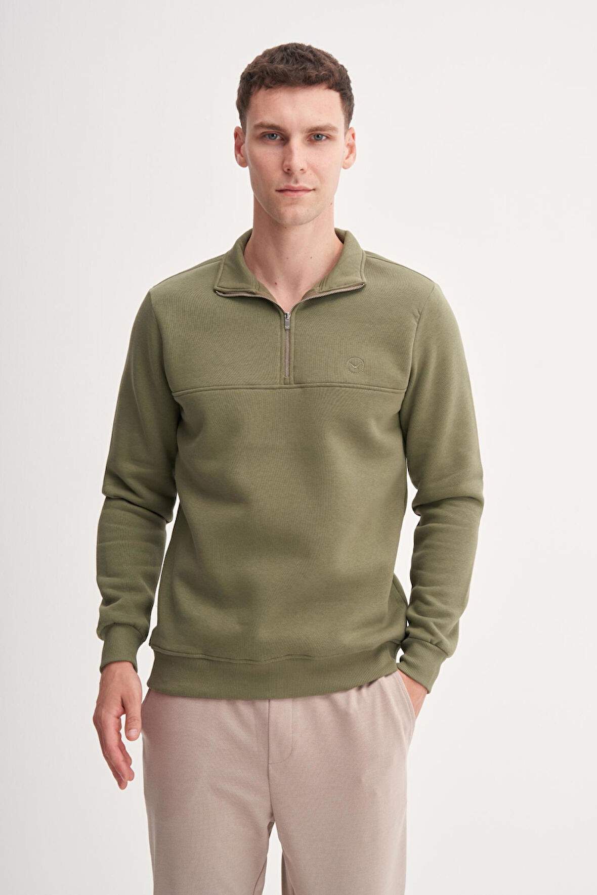 Cazador 56180 Erkek Dik Yaka Sweat