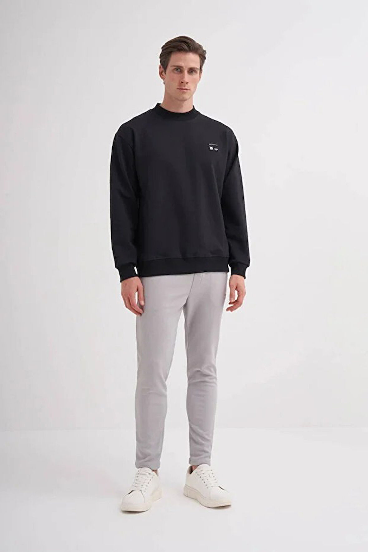Cazador Relax Fit Pamuk Karışımlı Scuba Kumaş Sweatshirt-52480