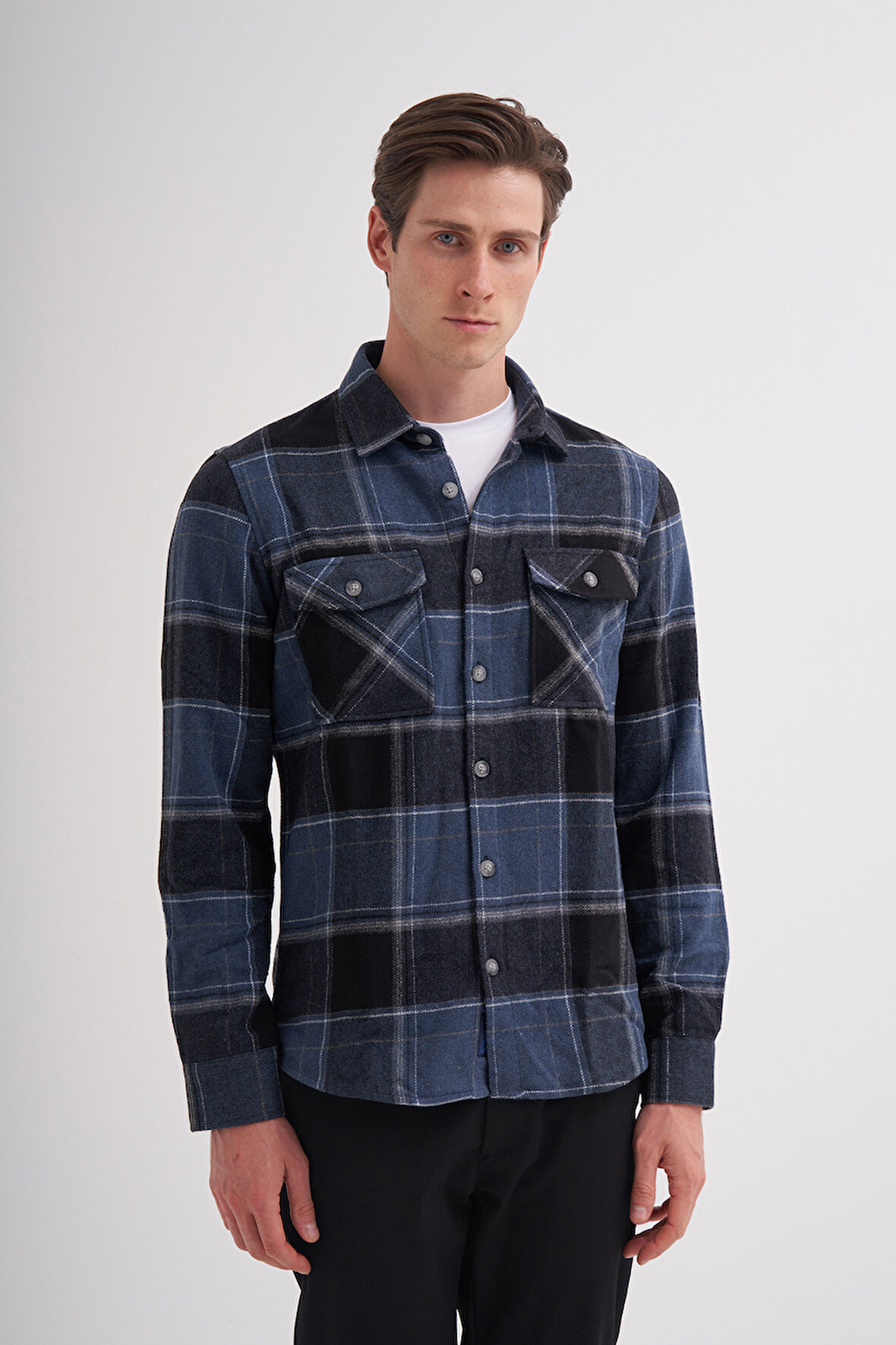 Caz 20110 Oduncu  Gömlek,Indıgo,S