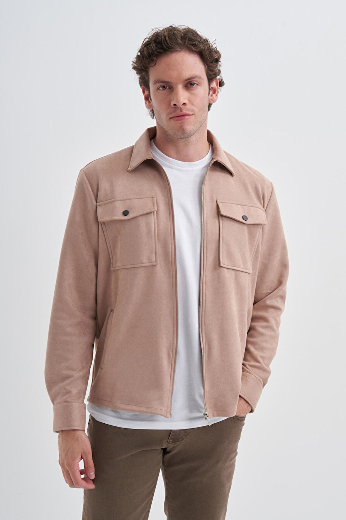 Cazador 20050 Erkek Süet Gömlek