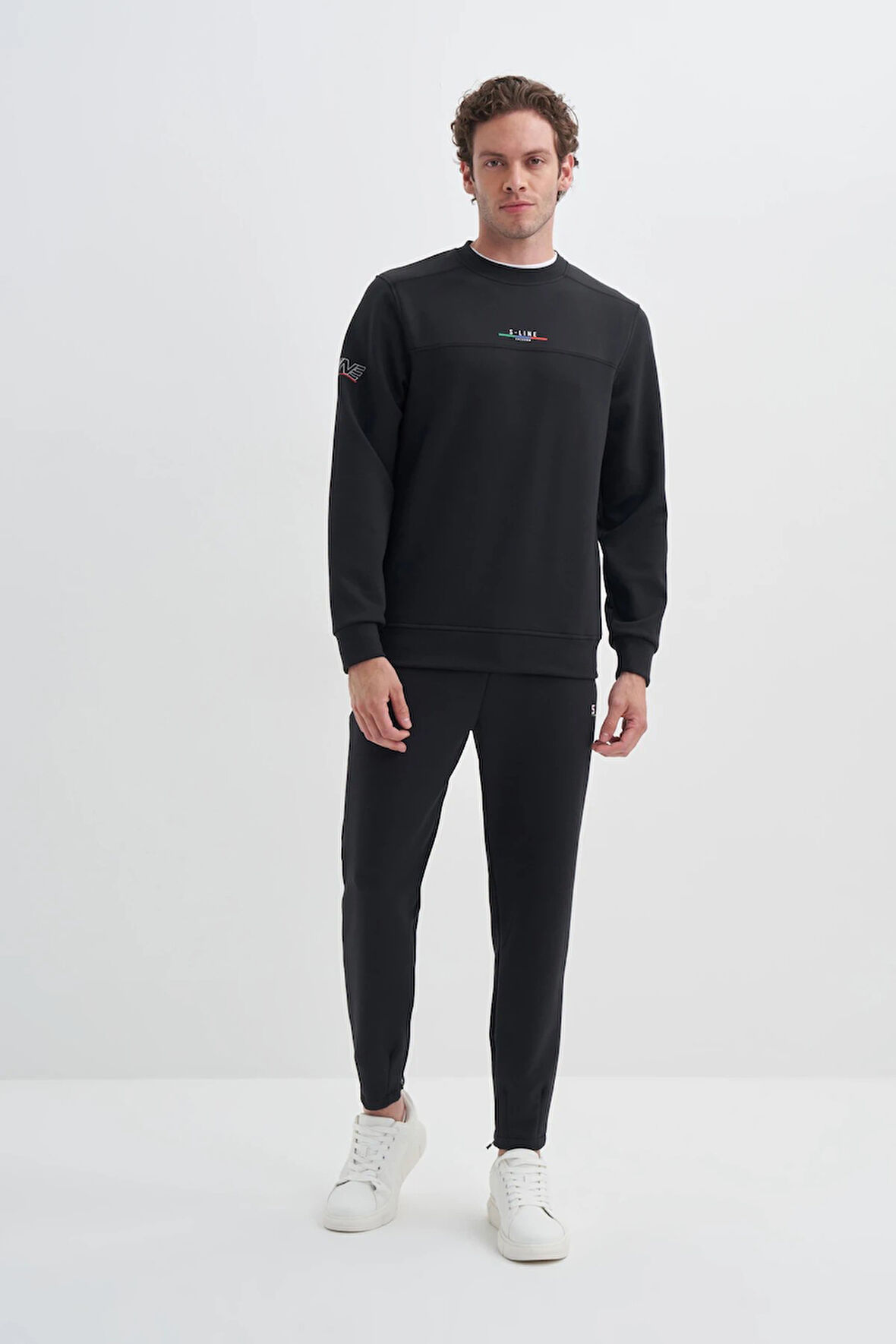 Cazador Regular Fit Scuba Kumaş Pamuk Karışımlı S-line Baskılı Sweatshirt-52380