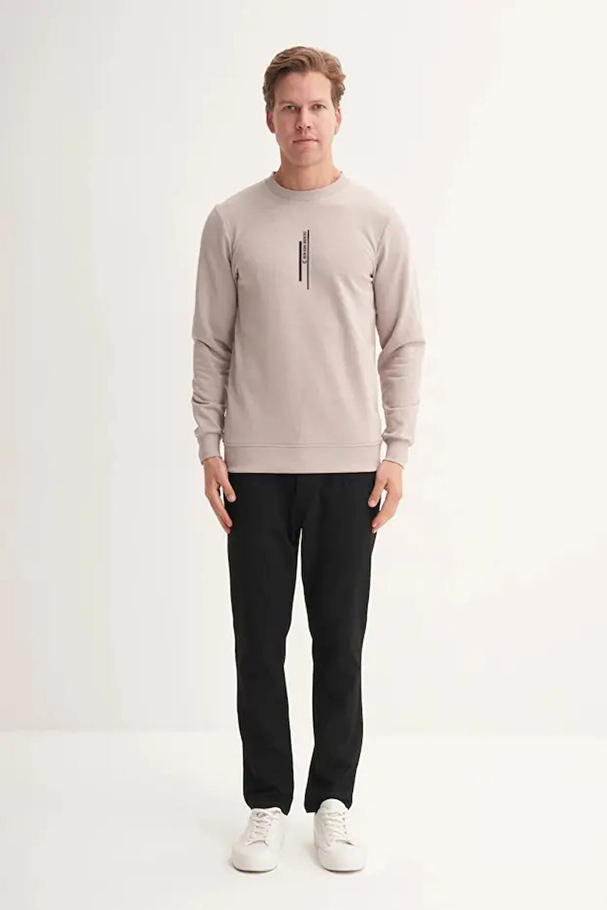 Cazador Slim Fit Mevsimlik 3 İplik Pamuk Karışımlı Sweatshirt-54185