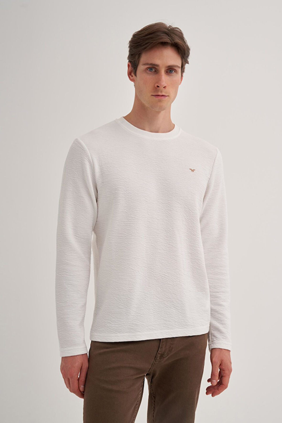 Cazador 50690 Erkek Bisiklet Yaka Sweatshirt