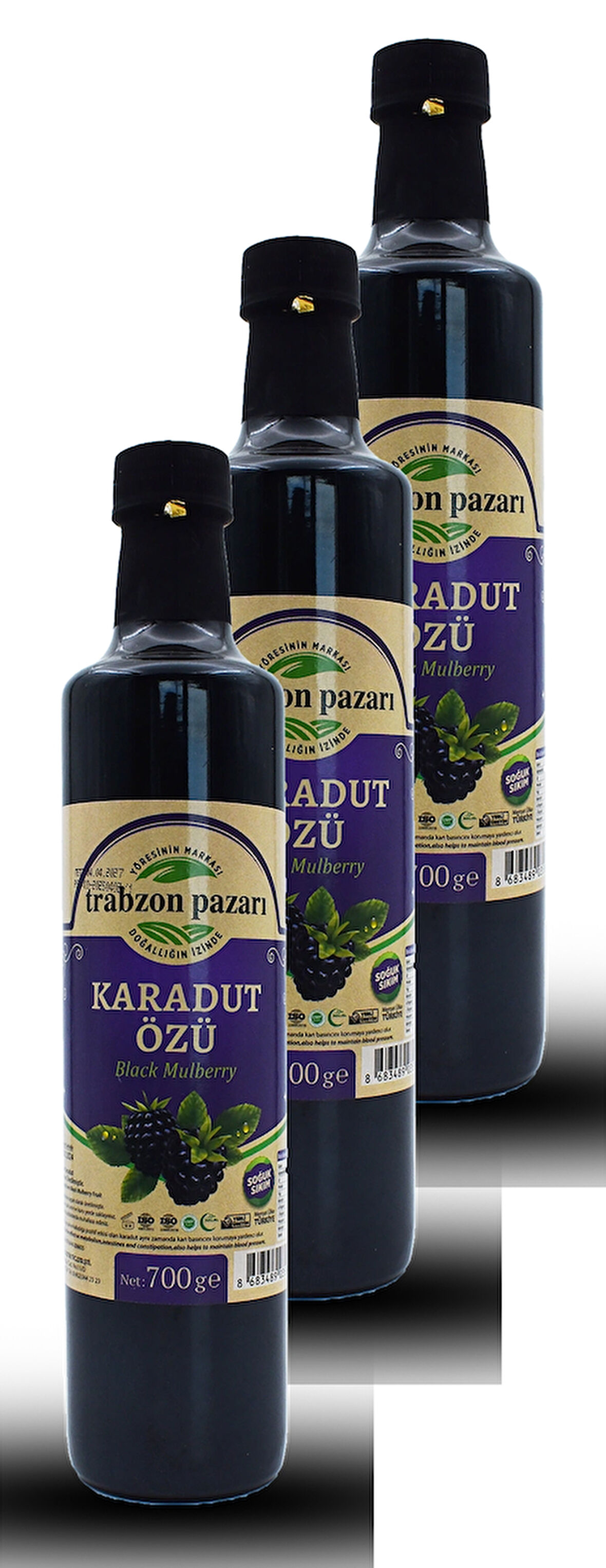 Doğal Karadut Özü 3x700 gr