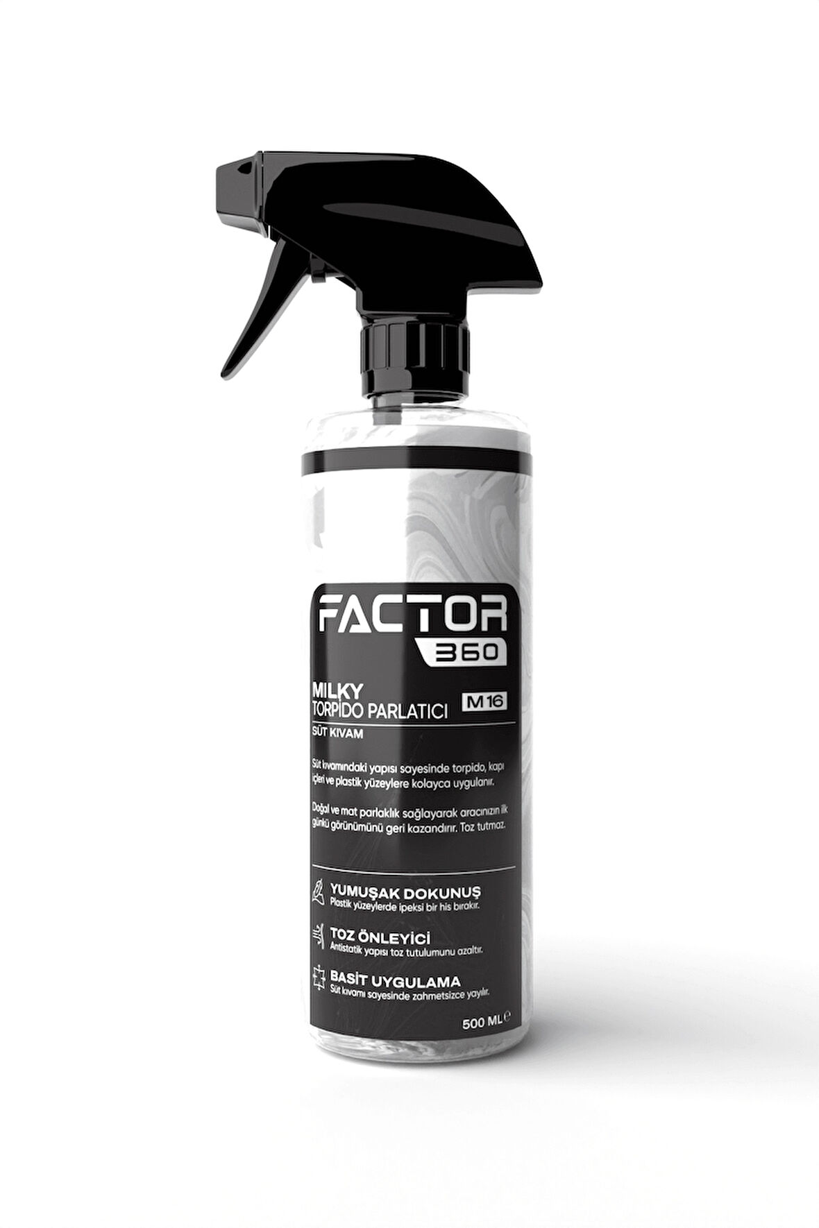 Factor 360 Milky Torpido Parlatıcı Süt 500 ML