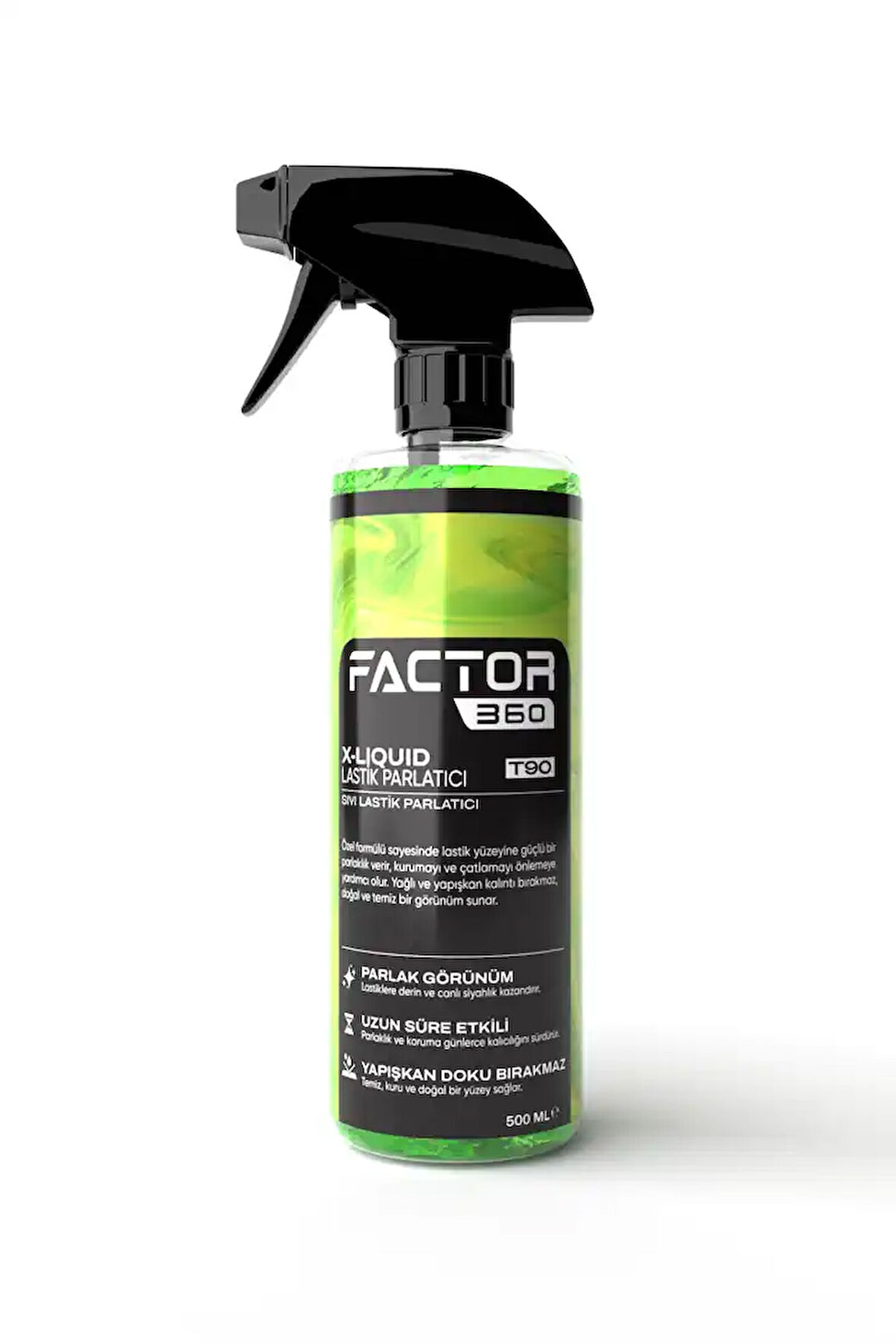 Factor 360 X Liquid Sıvı Lastik Parlatıcı 500 ML