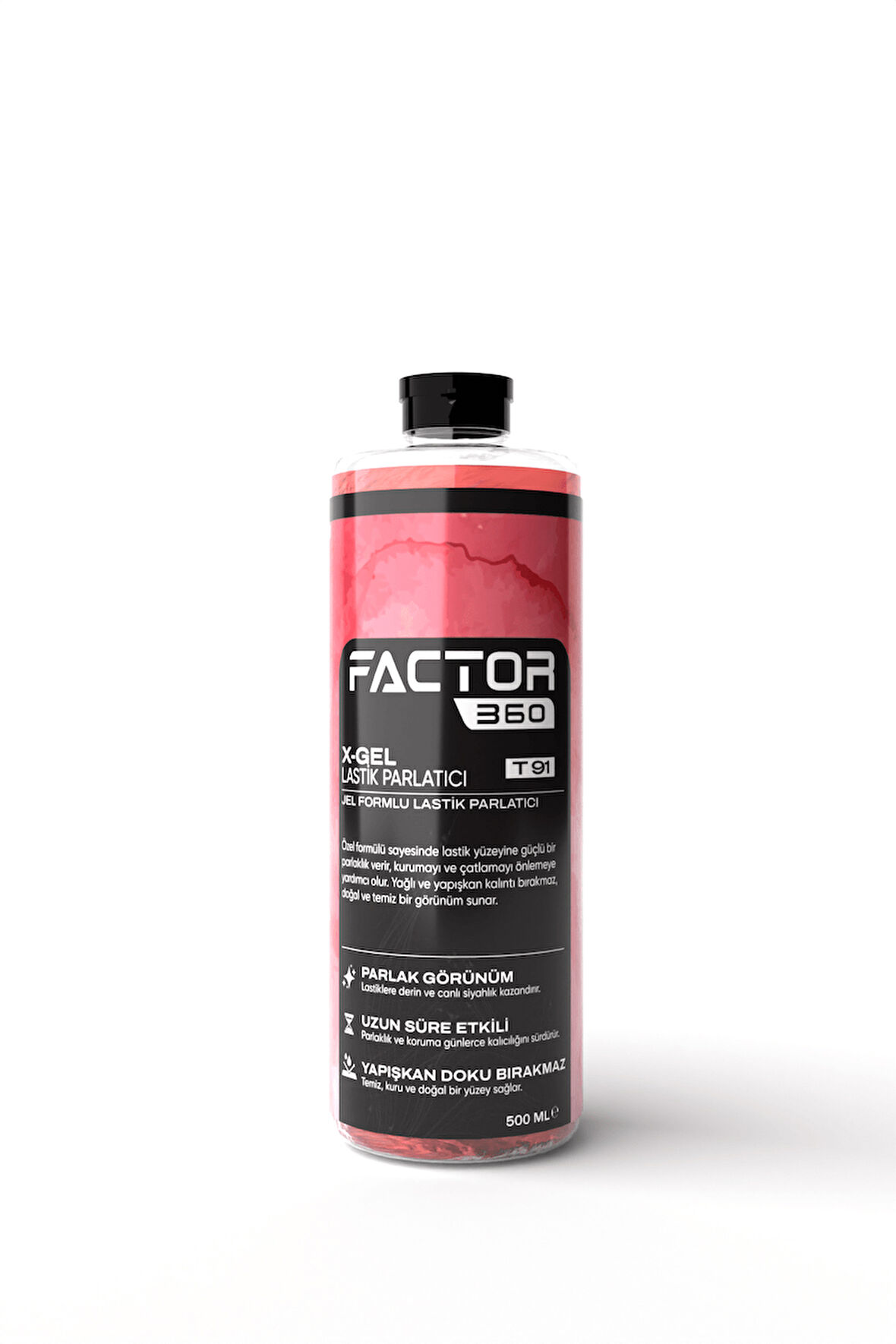 Factor 360 X Gel Jel Lastik Parlatıcı 500 ML