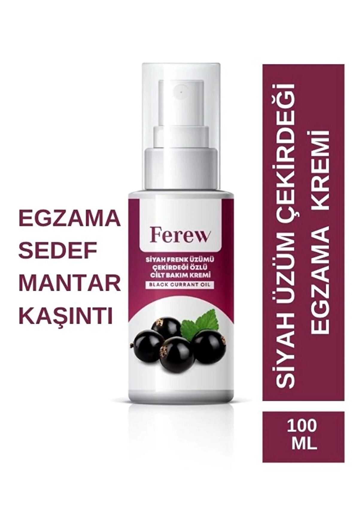 ferew Siyah Frenk Üzümü Çekirdeği Cilt Bakım Kremi 100 ml - ( )