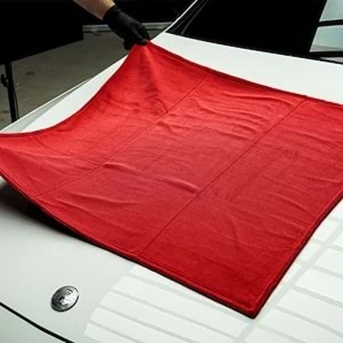 KLIN Drying DUO EVO Çift Taraflı Mikro Kurulama Havlusu (Kırmızı) - 80x75 CM