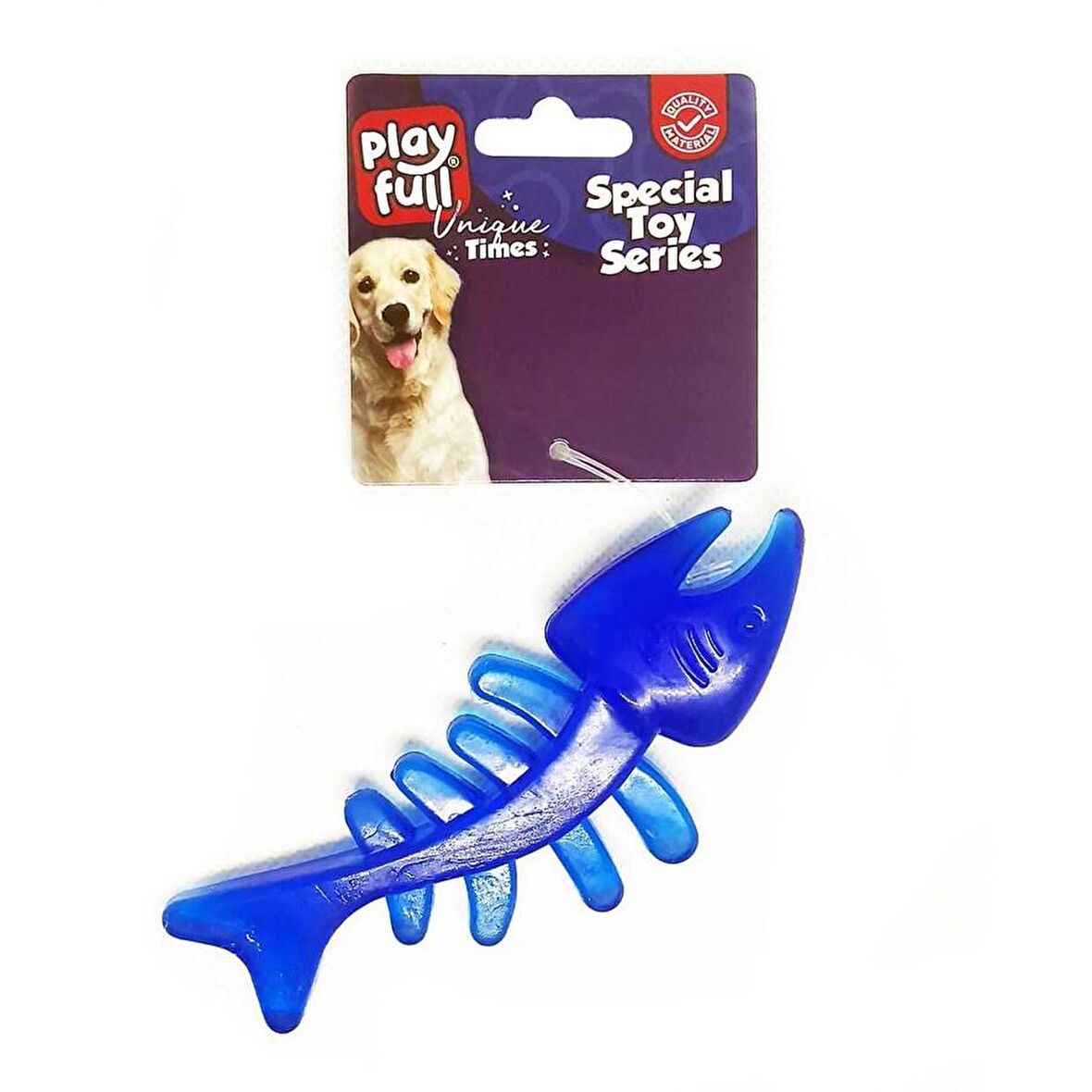 Playfull Balık Şeklinde Köpek Oyuncağı 13x5 Cm