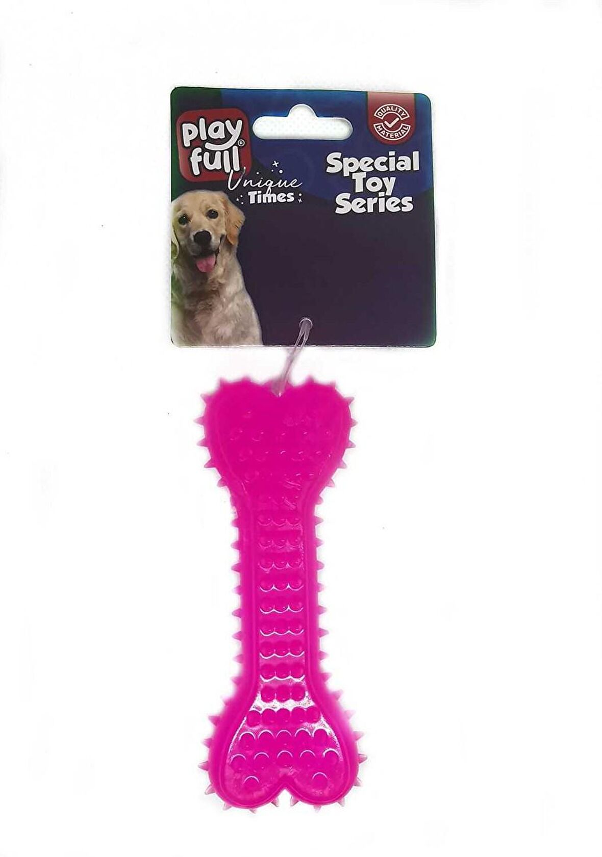 Playfull Kemik Şeklinde Köpek Oyuncağı 10.5x4.5 Cm